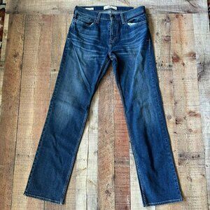 Hollister Mens Classic Straight Jeans 32x34 Blue Denim Epic Flex